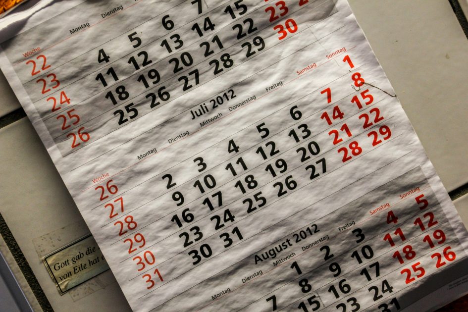 Ein Kalender